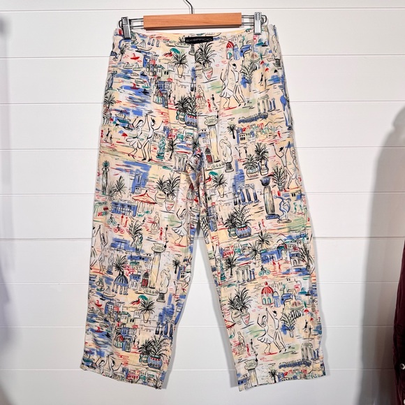 Exofficio Pants - Exofficio Multicolor Tropical Vacation Abstract Print Pants size 10